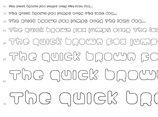 Johanneke font waterfall